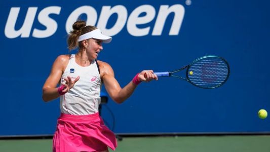 Bia Haddad em ação no US Open