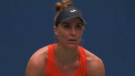 Bia Haddad suou, mas bateu a americana Sloane Stephens