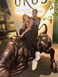 Bia Miranda e Derik jantaram juntos