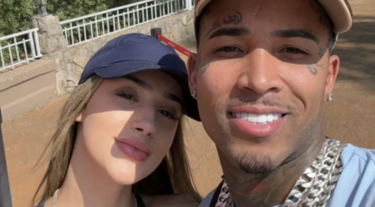 Bia Miranda e Gato Preto