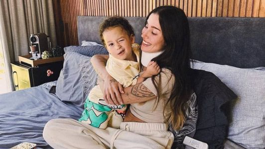Bianca Andrade e o filho Cris estão em casa após acidente