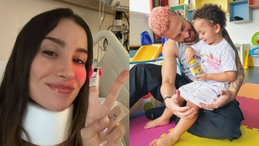 Bianca Andrade fala sobre acidente e comemora que o filho, Cris, de 2 anos, não teve nenhum machucado grave