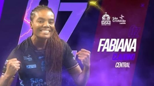 Bicampeã olímpica, Fabiana jogará pela 3ª temporada seguida em Osasco