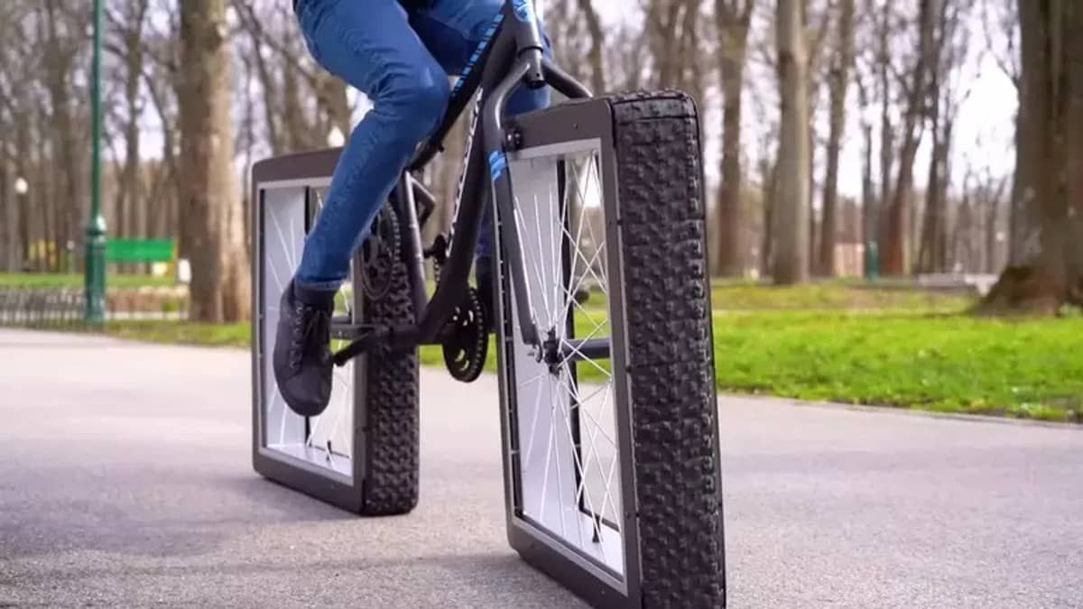 Vídeo: bicicleta com rodas quadradas faz sucesso na internet: ‘Incrível’