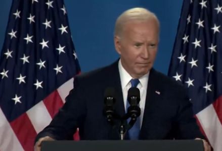 Joe Biden em coletiva à imprensa