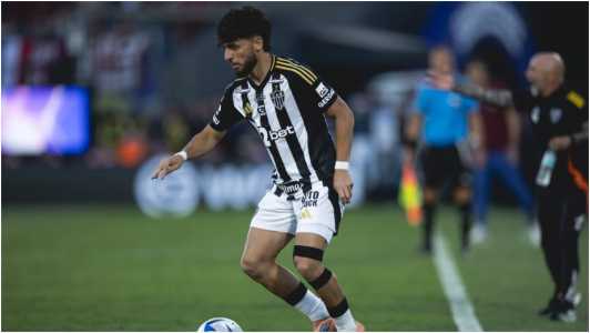 Biel, que tem saída encaminhada do Atlético, durante a final da Copa Sul-Americana
