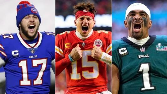 Bills, Chiefs e Eagles são os três principais favoritos ao título da NFL