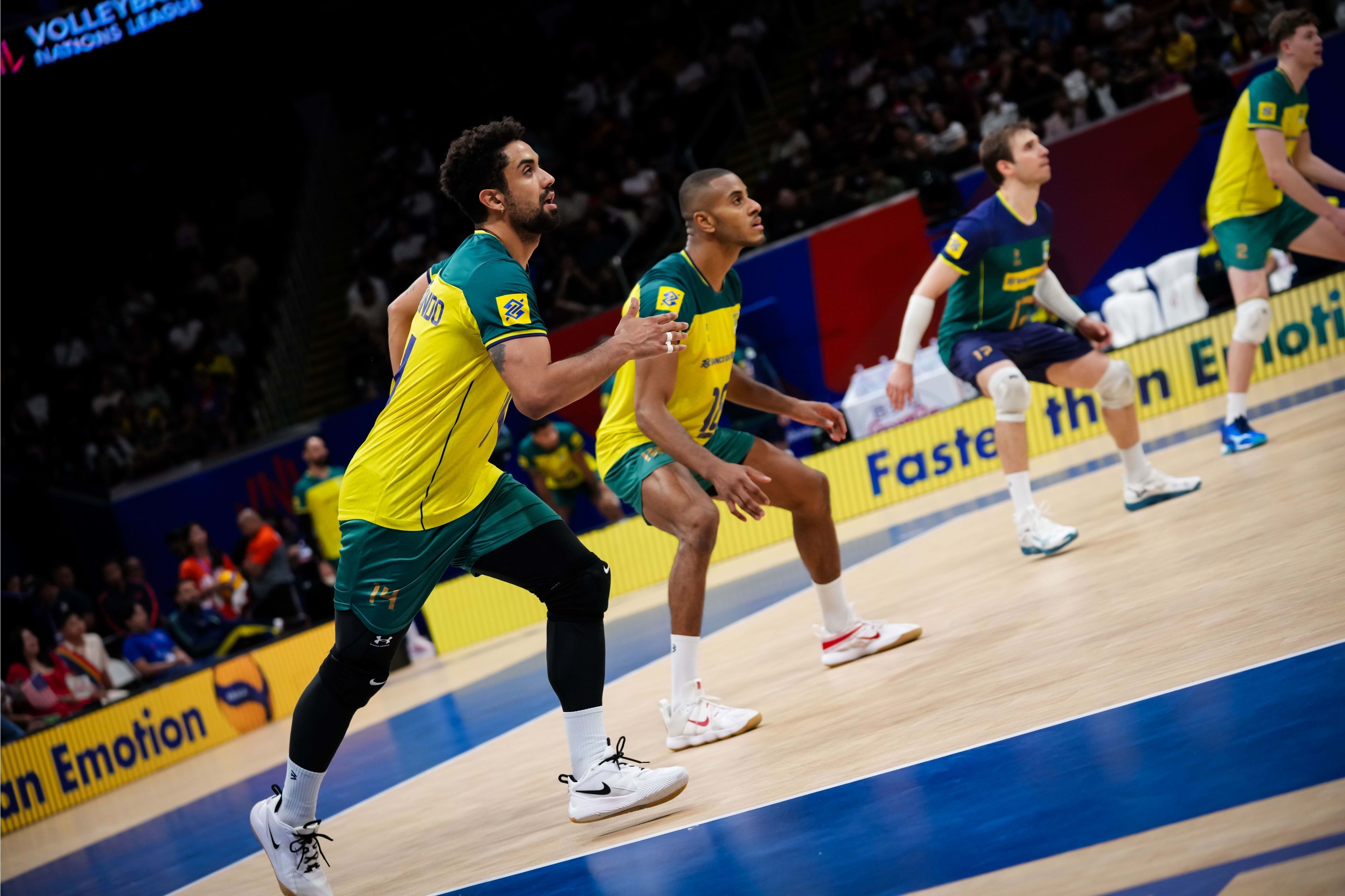 Brasil x Polônia: horário e onde assistir ao jogo pela Liga das Nações (VNL) Masculina