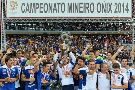 Time do Cruzeiro campeão mineiro de 2014