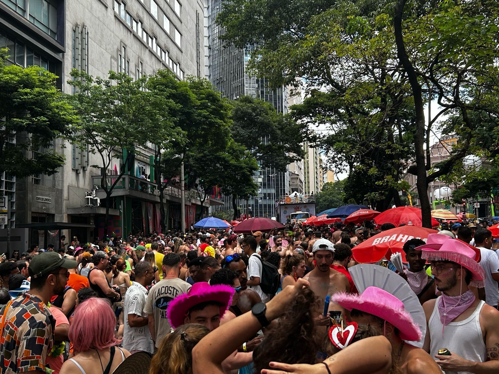 Bloco Abalô-caxi toma conta das ruas de BH e desfila neste domingo (2); veja fotos