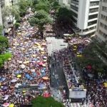 Carnaval de BH visto de cima: imagens áreas mostram dimensão dos blocos desta segunda-feira (20) 