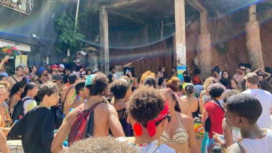 Bloco Seu Vizinho, no Aglomerado da Serra