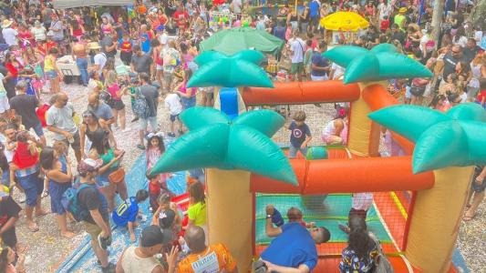 Bloco Xibiuzinho tem brinquedos para as crianças