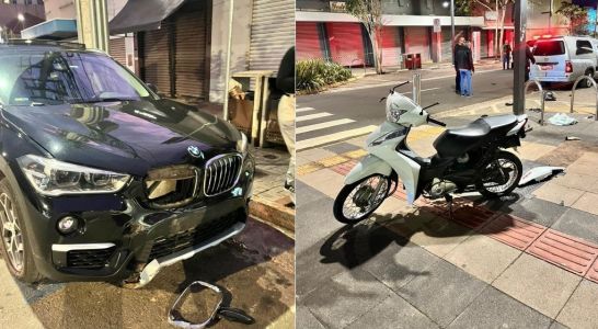 As vítimas estavam em uma BMW. O motorista teria perdido o controle da direção, invadiu a pista do Move e capotou.