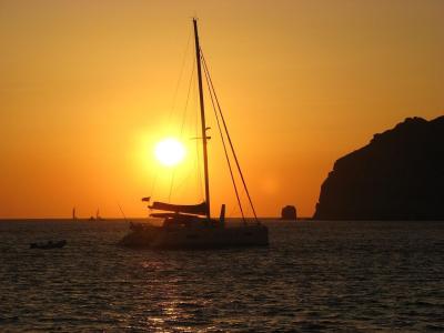Catamarã afundou no Caribe