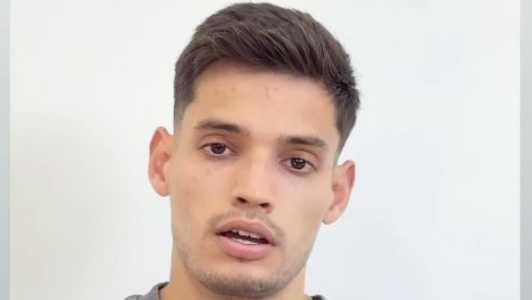 Damián Bobadilla em vídeo de pronunciamento após ser acusado de xenofobia por Miguel Navarro
