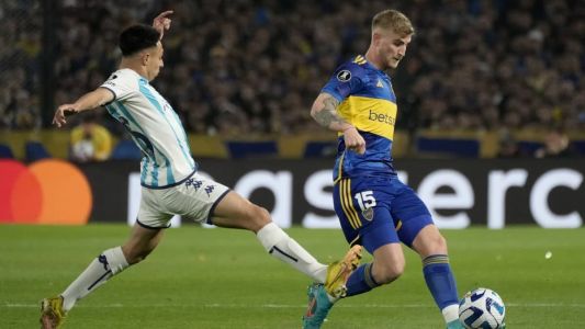 Boca Juniors e Racing no jogo de ida das quartas de final