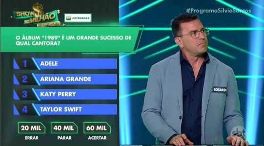 Rodrigo Bocardi participou do Show do Milhão Celebridades