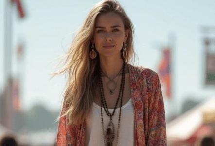 Boho chic estilo livre e elegância urbana