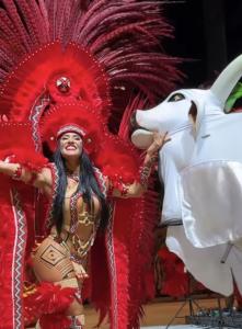 Isabelle Nogueira foi a Cunhã-Poranga do Boi Garantido