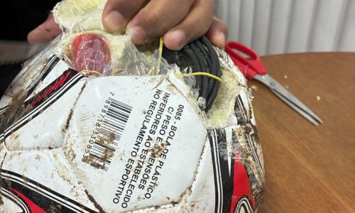 bola arrremessada ceresp juiz de fora - Divulgação ceresp
