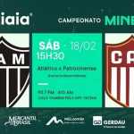 Atlético x Patrocinense: acompanhe jogo do Mineiro no Youtube da Itatiaia