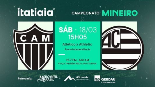 Bola rola às 16h30 no Independência, pelo Campeonato Mineiro