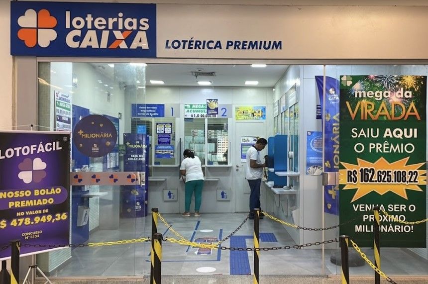 Lotérica de bolão que ganhou Lotofácil premiou R$ 162 milhões na Mega da Virada