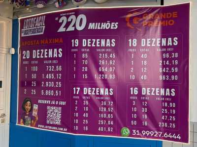 Bolão com mais dezenas aumenta a chance de levar o prêmio principal