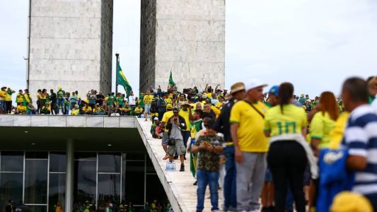 Bolsonaristas invadiram e depredaram prédio do Congresso Nacional no dia 8 de janeiro