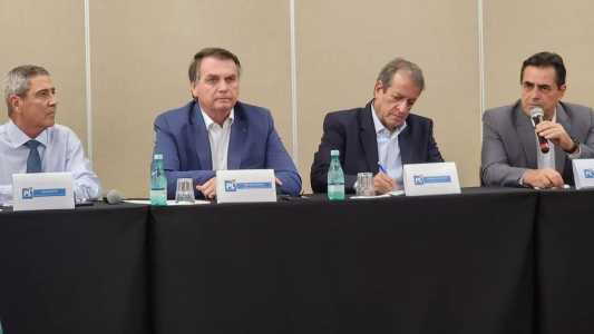 Bolsonaro desembarcou em solo mineiros nesta segunda-feira (28)