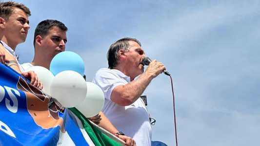Bolsonaro discursou ao lado de deputados mineiros do PL