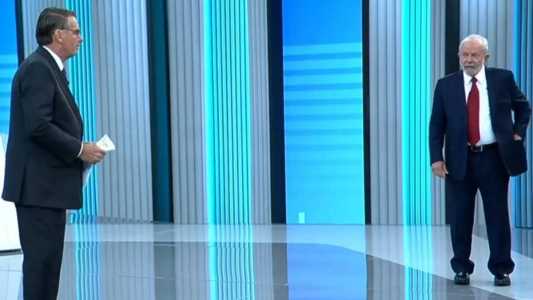 Bolsonaro e Lula estiveram frente a frente em debates eleitorais no ano passado