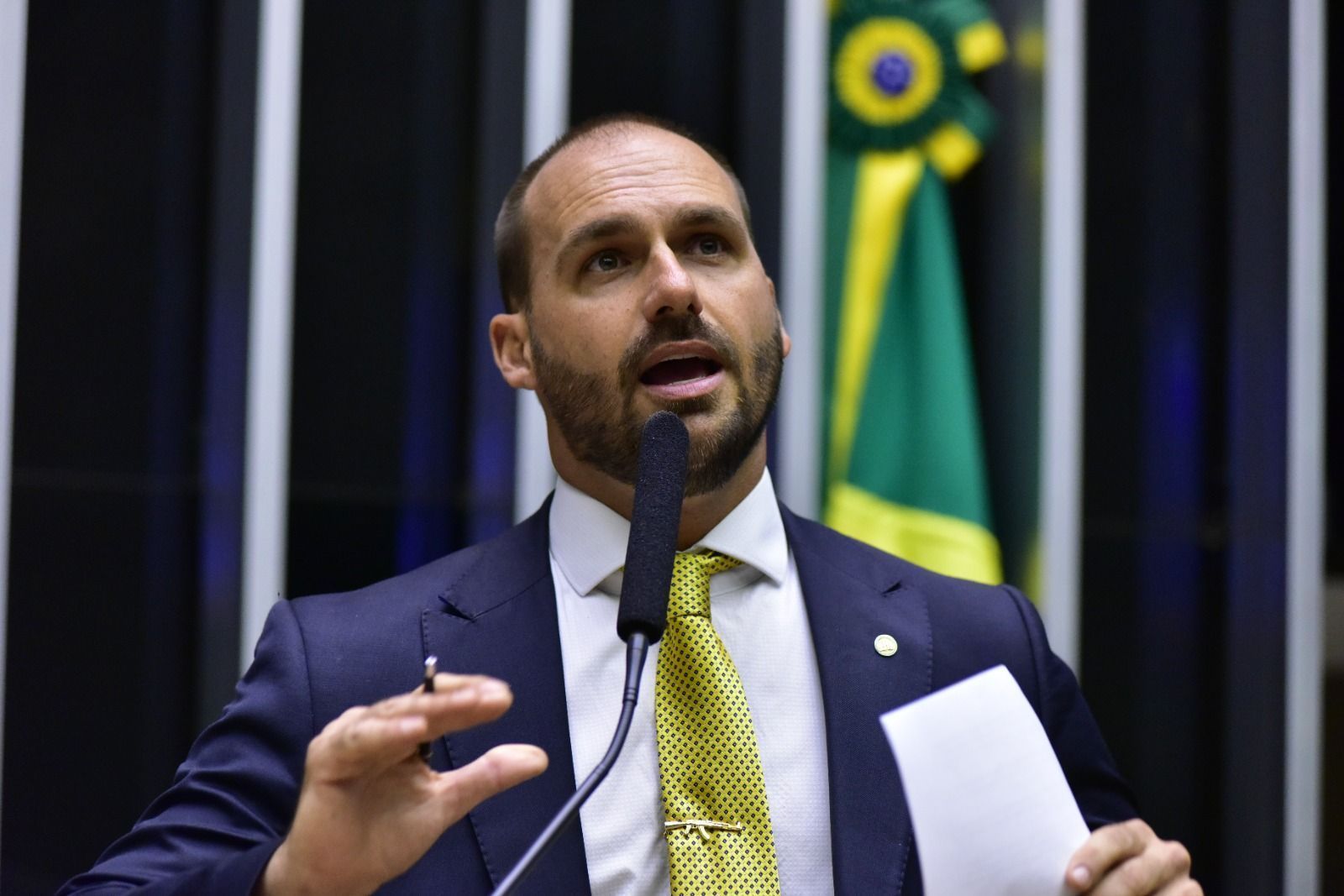 Eduardo Bolsonaro diz que não irá renunciar ao mandato de deputado na Câmara Federal
