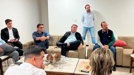 Bolsonaro esteve com deputados do PL de Minas