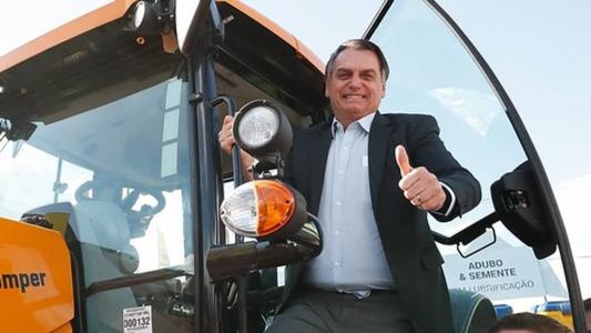 Bolsonaro participa de cerimônia de abertura da Agrishow em 2019