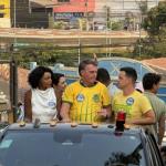 Em Contagem para apoiar candidato do PL, Bolsonaro discursa contra o PT: 'desgraça, fome, miséria'
