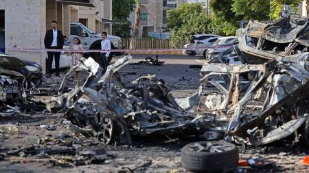Bombardeio do Hamas causou destruição em Israel