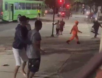 Bombeiro é agredido covardemente em Contagem