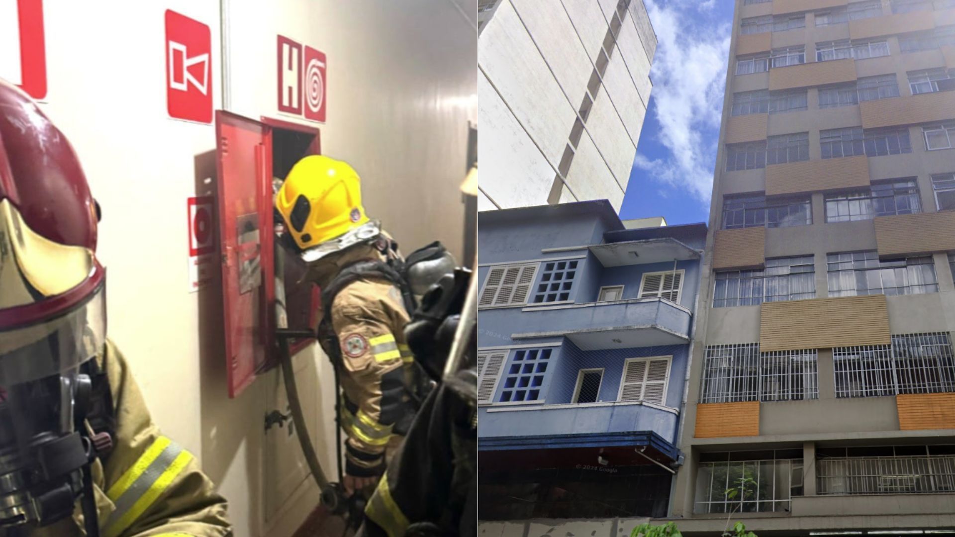 Morador acende cigarro com vela, dorme, e fogo destrói apartamento no Centro de BH