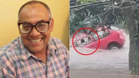 Bombeiros encontram corpo de homem levado por enxurrada durante temporal em Petrópolis