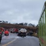 BR-381 fica fechada por mais de 9 horas após acidente grave na Grande BH