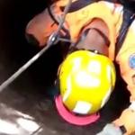 Homens tentam resgatar cavalo em cisterna e ficam presos no interior de Minas