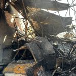 Incêndio em empresa de eventos: Defesa Civil isola 11 casas e oferece abrigo para as famílias 