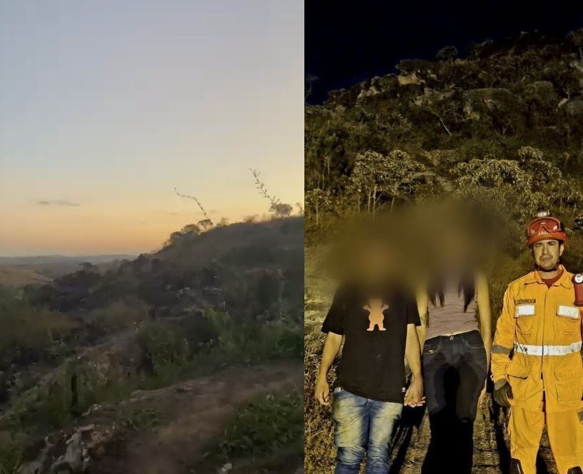 Casal tenta achar cachoeira, se perde e mobiliza bombeiros na Serra de São José (MG)