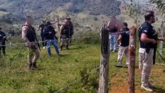 Bope e PM realizam buscas em área verde para prender integrantes