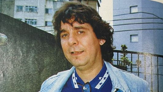 Lô Borges em foto para a Revista do Cruzeiro de setembro a outubro de 1996