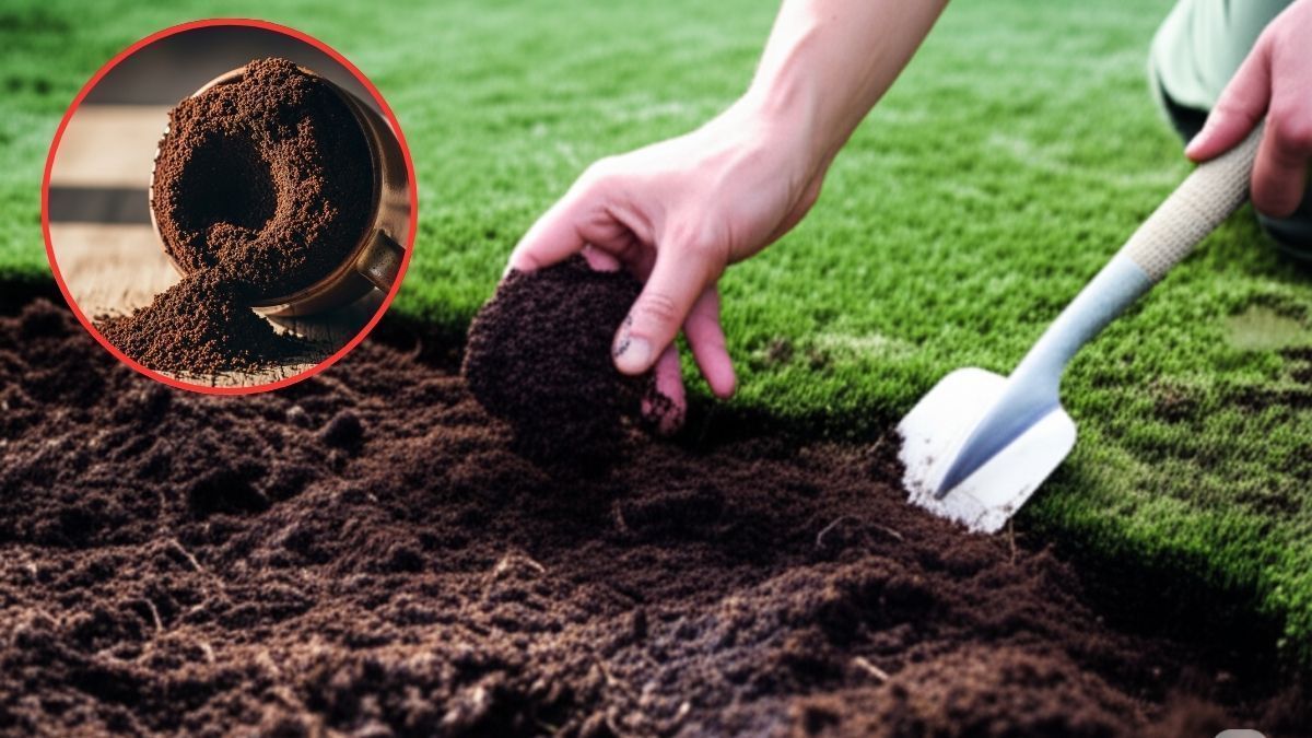 Por que você deveria começar a polvilhar pó de café usado no seu gramado