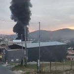 Vídeo: incêndio atinge borracharia em cidade da Grande BH; imagens impressionam
