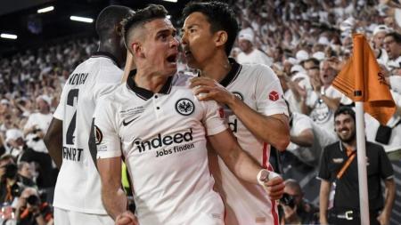 Borré, ex-River, foi um dos heróis do bicampeonato do Frankfurt na Liga Europa